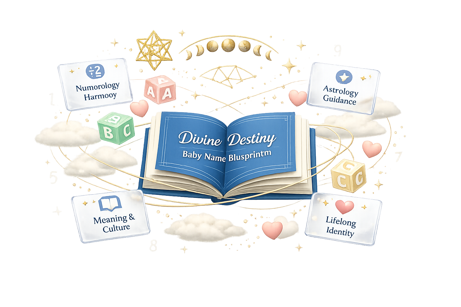 Preview of the Divine Destiny Baby Name Blueprint PDF